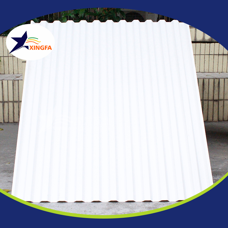 赣州加强版3.5厚度蓝面白底PVC塑料瓦 陶瓷原料化工厂用pvc波纹瓦 出厂价直销全国